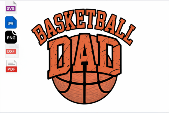 Basketball Dad SVG Design