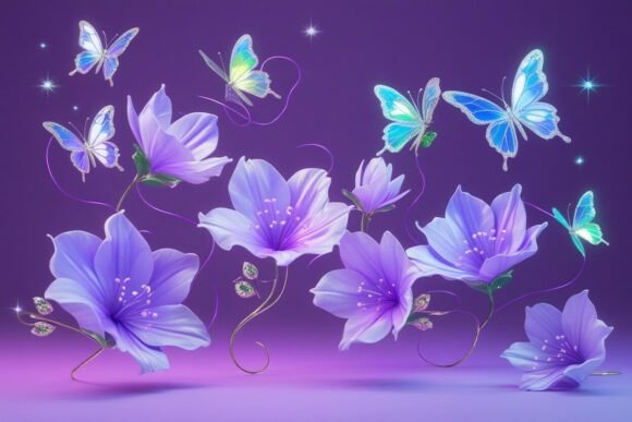 Free Purple Sparkle Digital Background: A Practical Asset for Digital Workflow Integration