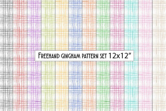 Freehand Gingham Pattern Set
