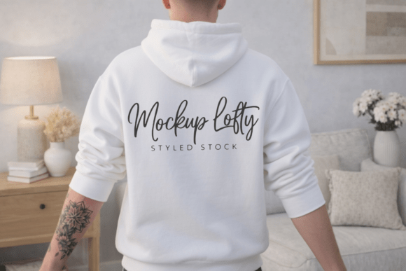 Gildan 18500 Hooded Sweatshirt Mockup