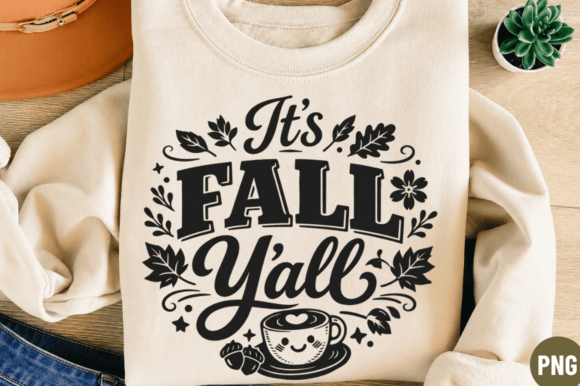 It’s Fall Yall PNG T-shirt Design, Fall