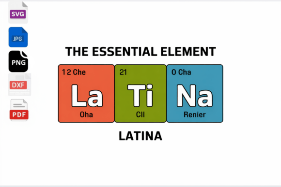 Latina Essential Element Periodic Table