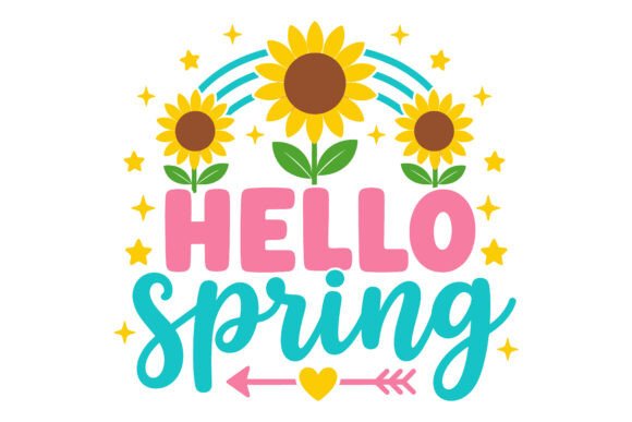 Oh Hello Spring Floral SVG