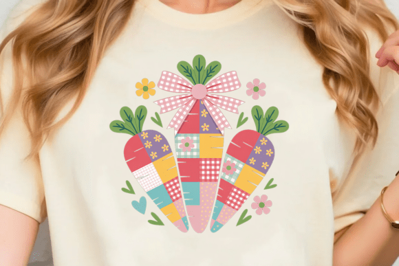 Patchwork Easter Carrots PNG: A Practical Asset for Seasonal Design Projects
