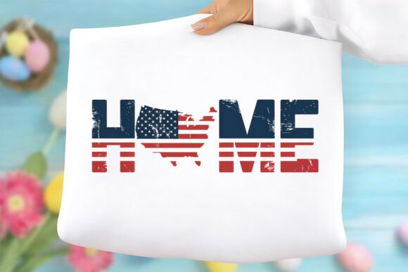 Patriotic Home USA PNG: A Versatile Digital Asset for Real-World Projects