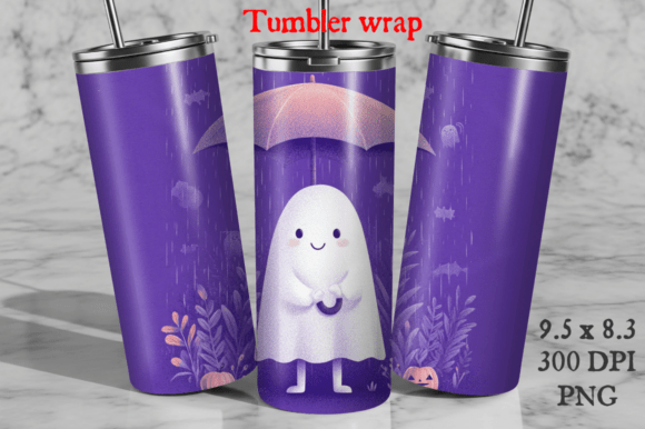 Spooky-Cute Halloween Ghost Tumbler Wrap PNG: Your Ultimate Guide to Festive Sublimation Design