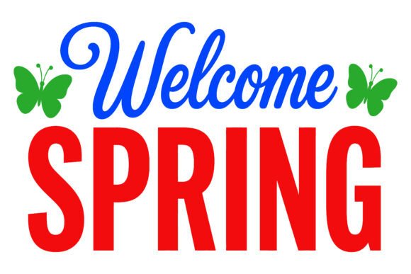 Spring Typography Floral SVG Bundle