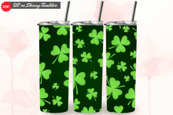 St. Patrick’s Day 20oz Tumbler Wraps PNG