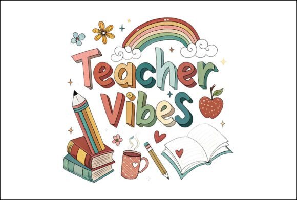 Teacher Vides PNG: Clean, Versatile Design Asset