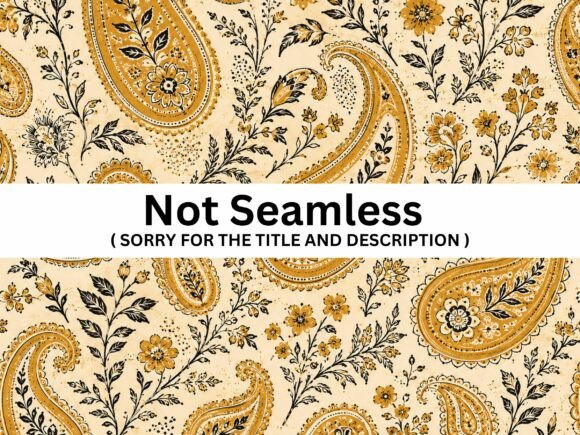 Vintage Paisley Floral Pattern: Timeless Texture for Modern Creative Workflows