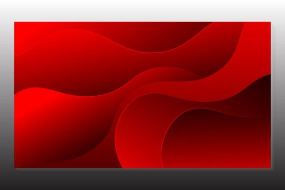 Why the Abstract Red Liquid Wave Background Is a Smart Choice for Modern Design Projects