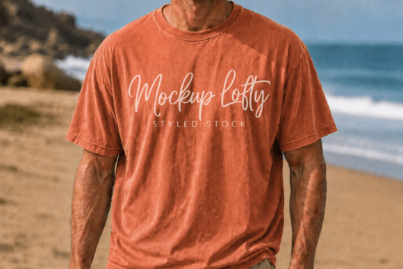 Yam Comfort Colors 1717 T-shirt Mockup